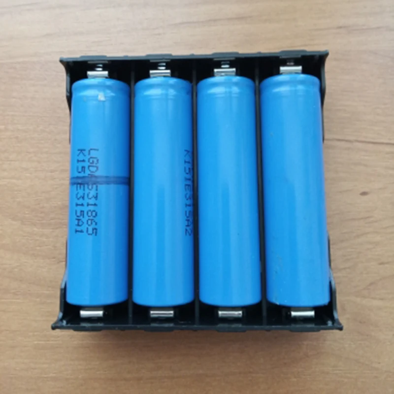 Контейнер для батарей ABS 18650 1X 2X 3X 4X чехол внешнего аккумулятора 1 2 3 4 слота
