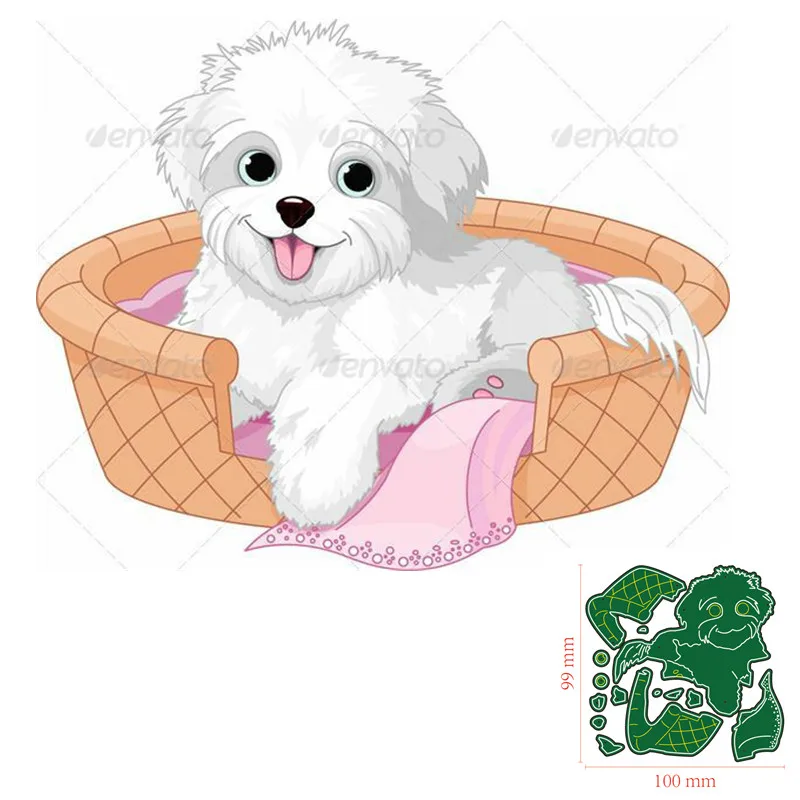 

Metal Cutting Dies Animal dog DIY Scrapbooking Paper Cards Decorative Craft Embossing