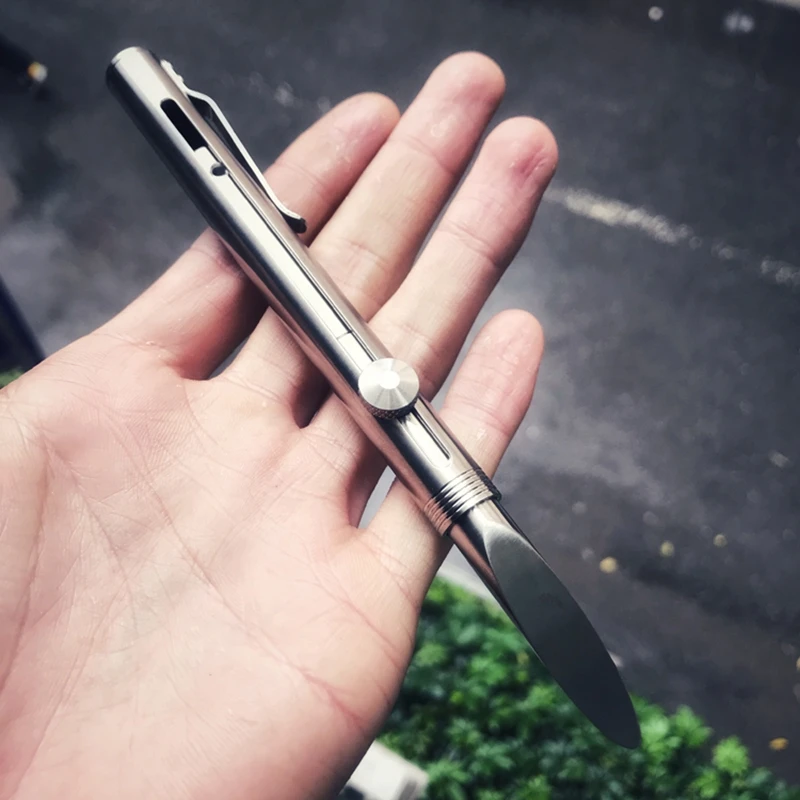 EDC инструменты из титанового сплава лом кулон уличный Паракорд DIY украшения выживания кемпинг снаряжение EDC многофункциональные инструменты