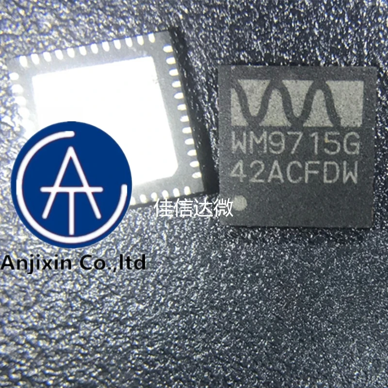 

10 шт. 100% оригинальные новые модели WM9715CLGEFL/RV WM9715G аудио кодек и сенсорный экран QFN WM9715