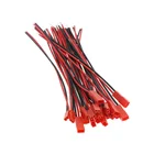 210 пар 100150 мм 2-контактный разъем JST штекергнездо для RC BEC аккумулятор вертолет DIY FPV Дрон Квадрокоптер