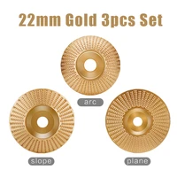 22mm bore 3pcs set wood grinding polishing wheel rotary disc sanding wood carving tool abrasive disc tools for angle grinder