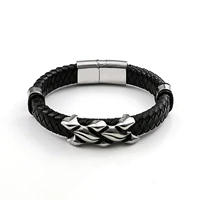 2021 new european and american fashion leather bracelet mens bracelet jewelry friend party cocktail gift wholesale