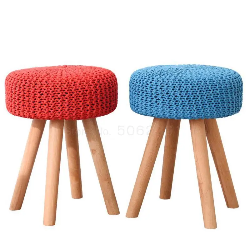 Устойчивый деревянный стул модный диван креативный табурет для туалетного