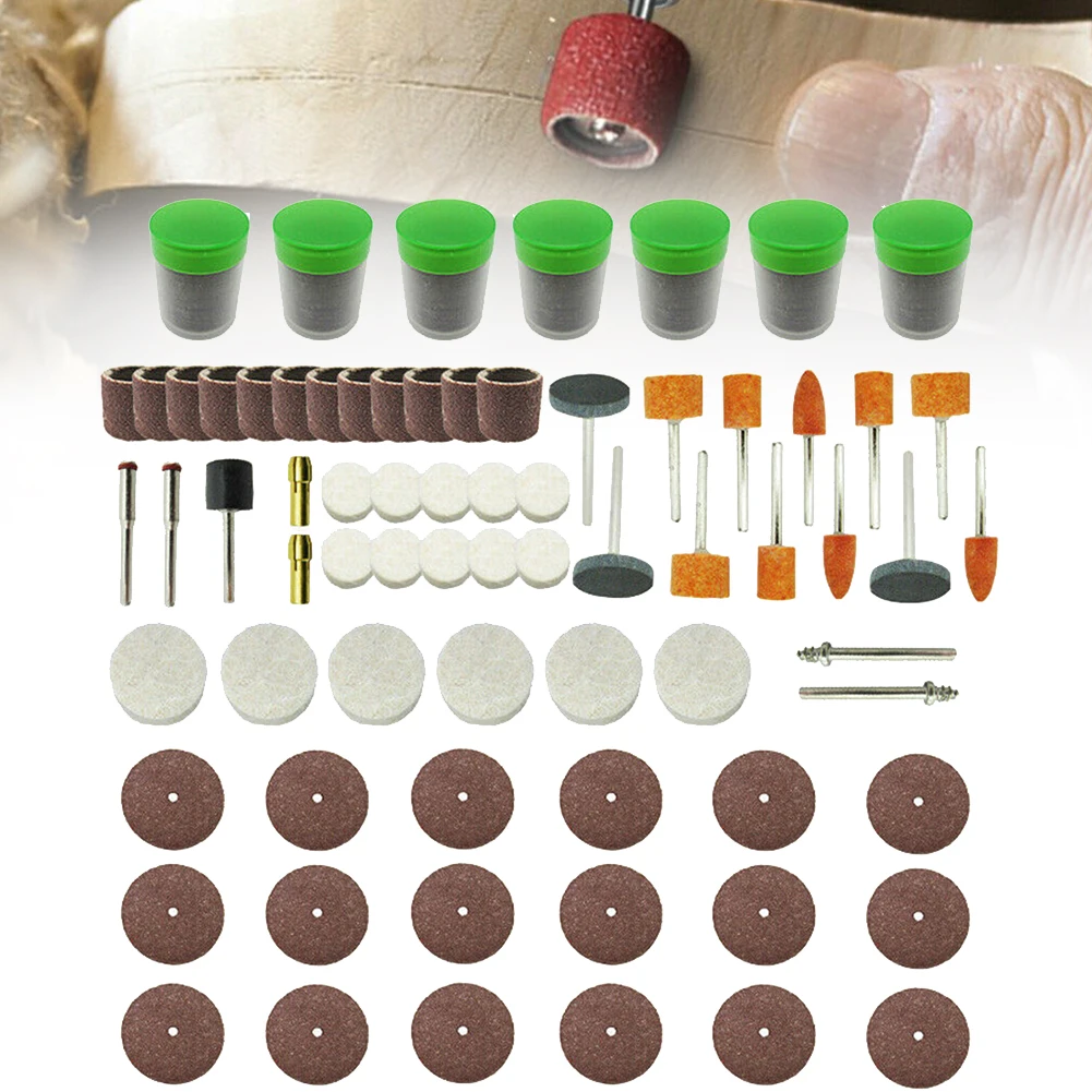 

350pcs Electric Grinder Rotary Tool Accessory Bit Set For Dremel Grinding Sanding Polishing Disc Wheel Tip Cutter Drill Disc