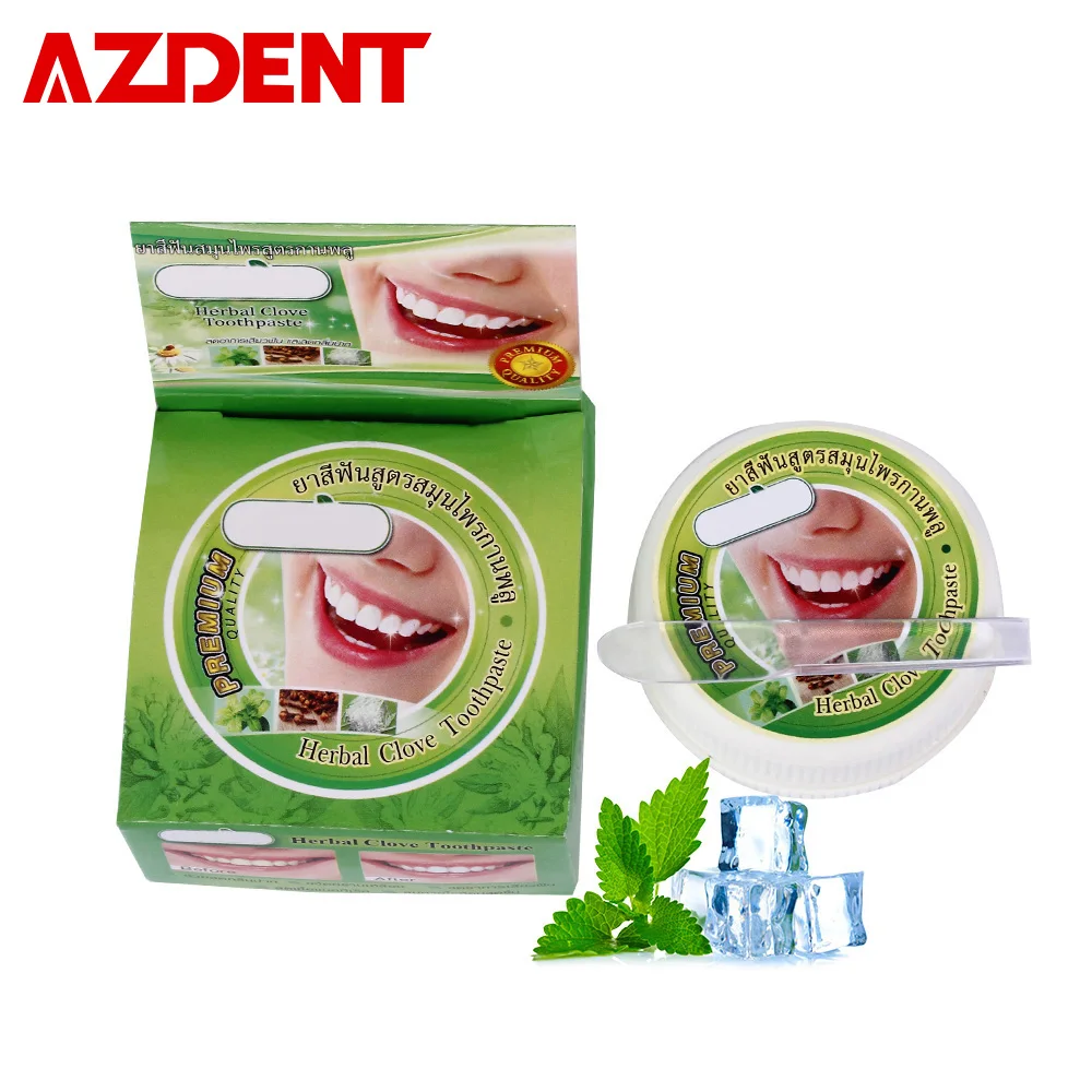 10 г/25 г травяная отбеливающая зубная паста с мятой натуральная гвоздичная для