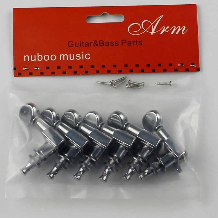 Производство Колки для гитары серебристые с закрытым во первых хорея веревка