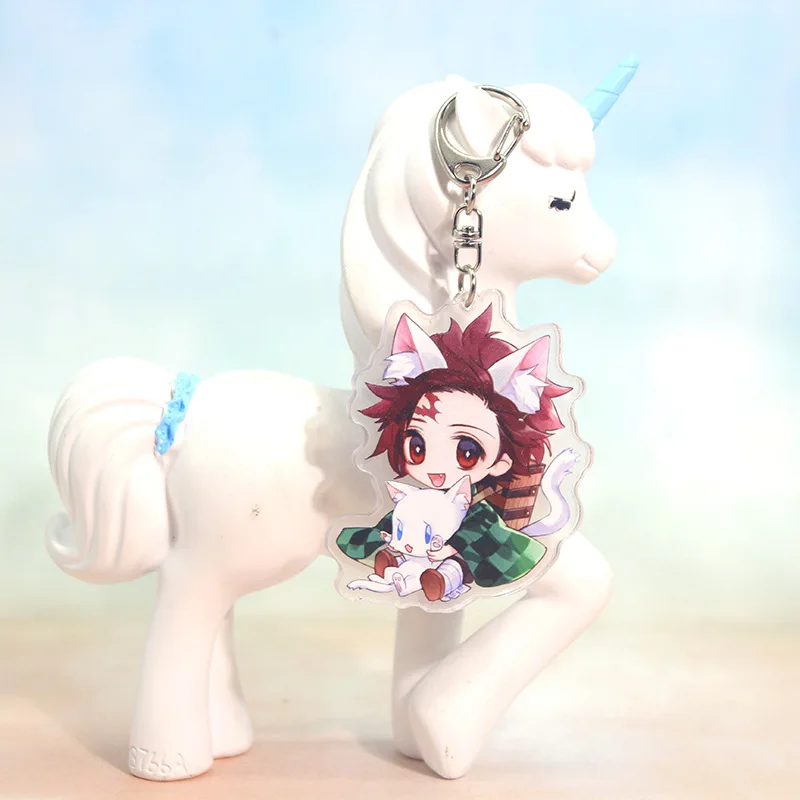 2020 Горячие демон убийца акриловые брелки милый клинок Призрак брелок Kamado Tanjirou