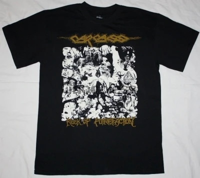

CARCASS REEK OF PUTREFACTION 2 NEW BLACK T-SHIRT