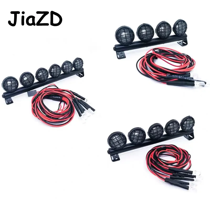 

1PCS Multi-function 4/5/6 Flashing Mode Bright LED Lamp for 1/10 1/8 RC HSP Traxxas TAMIYA CC01 4WD Axial SCX10 Model Car W22