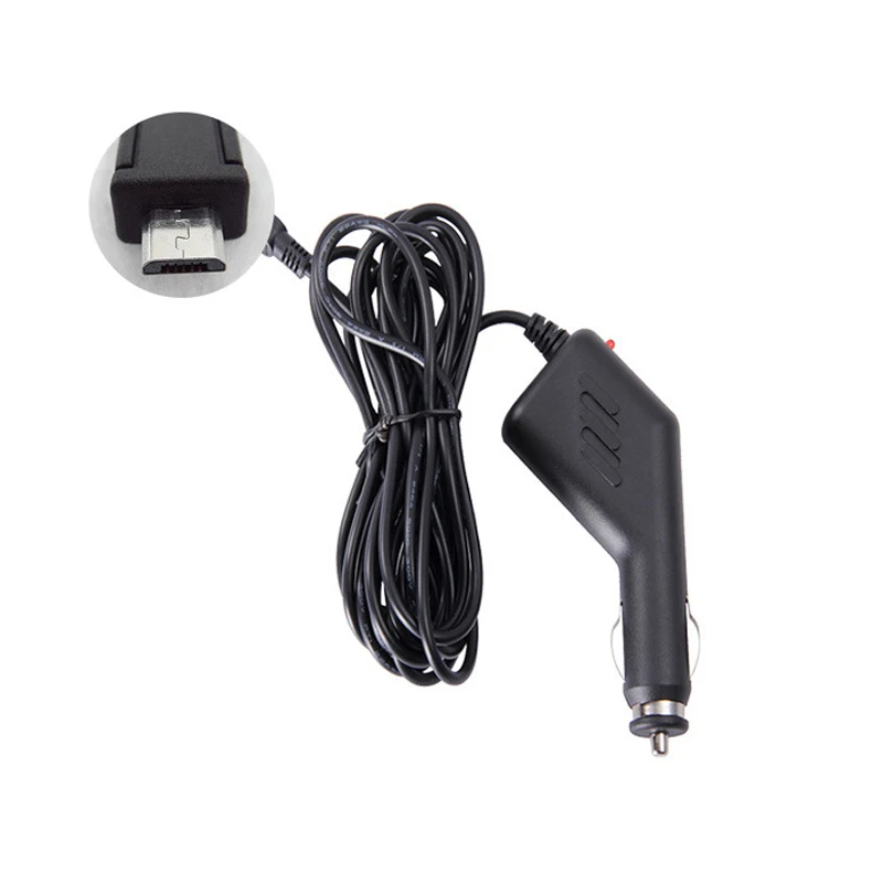 Изогнутое автомобильное зарядное устройство Mini USB с 2 USB-портами 3 5 м В а |