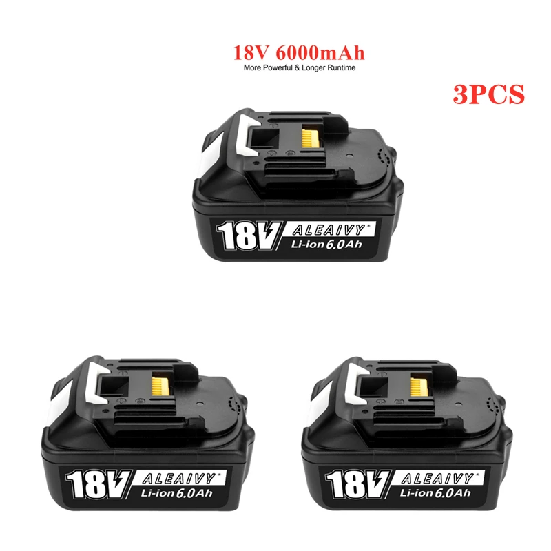 Аккумуляторная батарея Makita литий-ионная 18 в 6000 мАч 6 Ач BL1840 BL1850 BL1830 BL1860 LXT400 с
