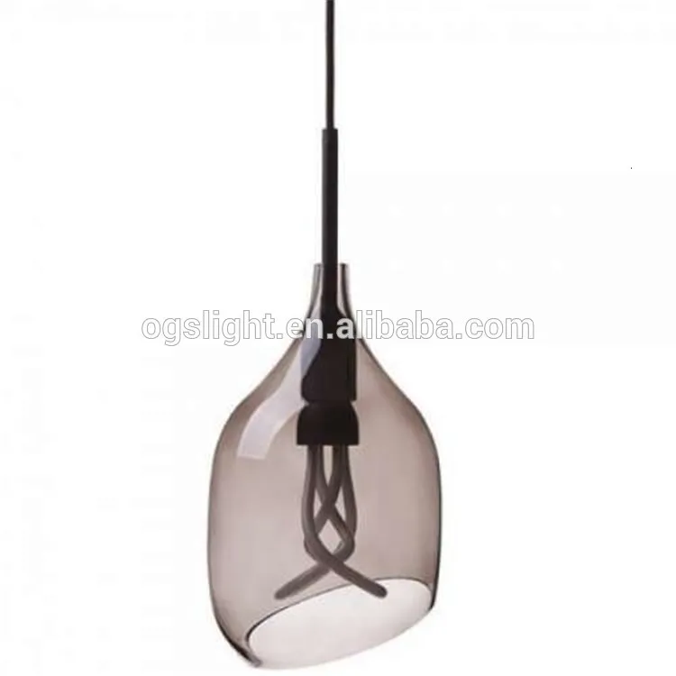 Современный необычный креативный стеклянный подвесной светильник ручной работы