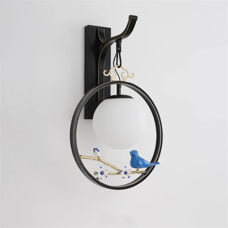 Светодиодный настенный светильник OUFULA современный 220 в 110 В домашний