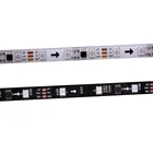 Светодиодная лента WS2811 IP20, не Водонепроницаемая LED лента WS2811 IC SMD 5050 RGB, 5 м, 30 светодиодов, 60 светодиодов, 12 В постоянного тока