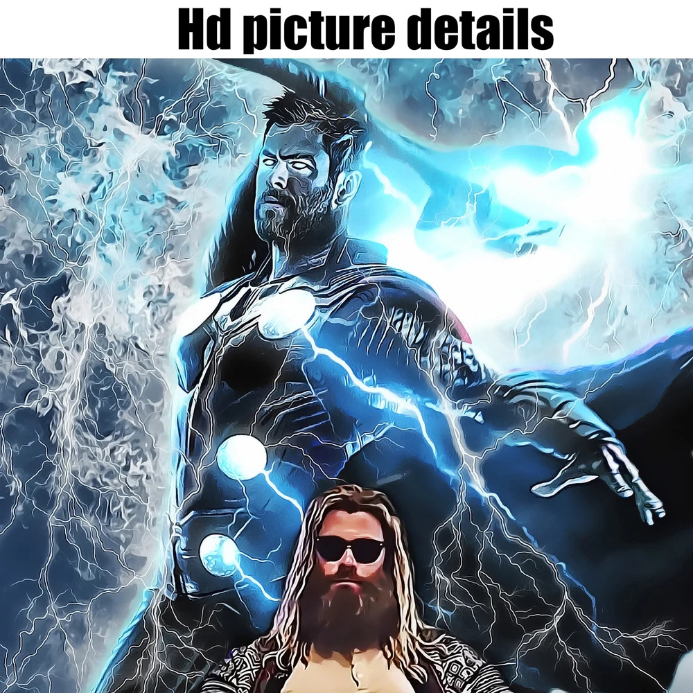 Постер супергероя Тора рагнарока Диснея Локи эндигра холст живопись настенное