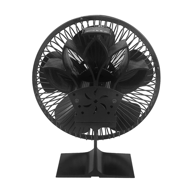 6-Blade Auto-sensing Fireplace Fan Newly Designed Heat Powered Stove Fan Disperses Warm Air Through House Perfect