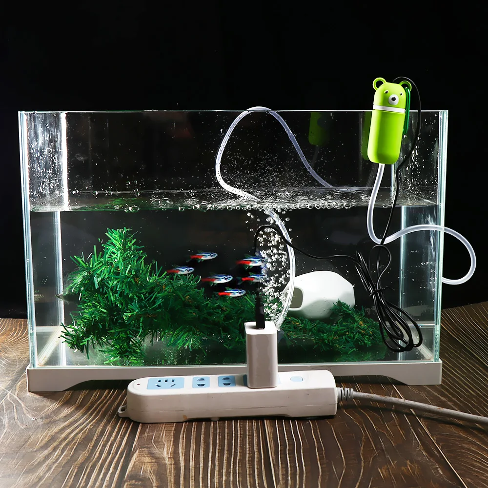 Мини USB аэратор воздушный насос аквариумный бесшумный кислородный садовый