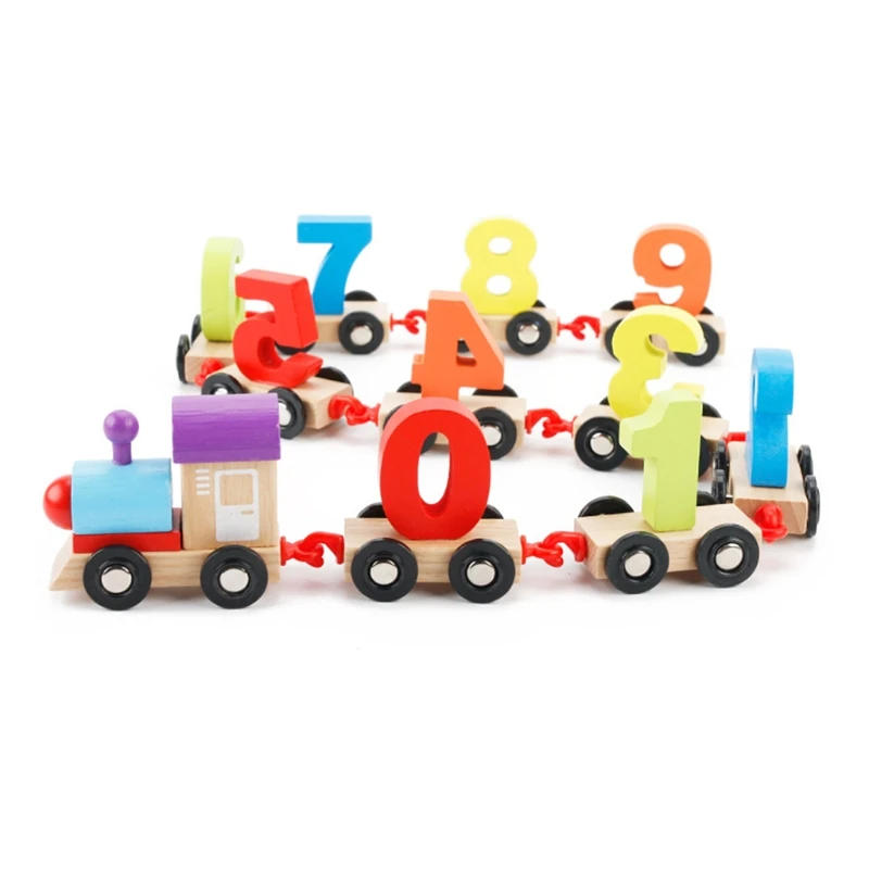 

1PC Train Stacking Learning Toy Sensory Blocks Early Education Assembly Block DXAD