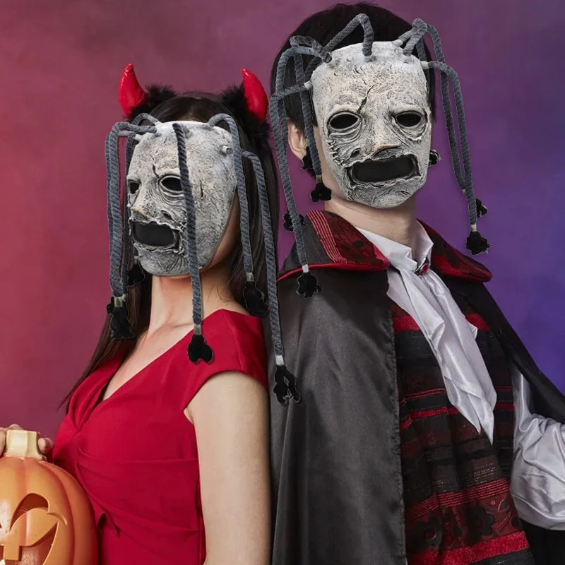 Страшная маска Slipknot на все лицо латексный фотокостюм реквизит для костюма