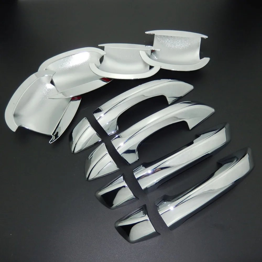 

For Volkswagen VW Golf MK6 2008-2014 Car Styling Chrome Side Door Handle Cover & Door Bowl Cover 2009 2010 2011 2012 2013