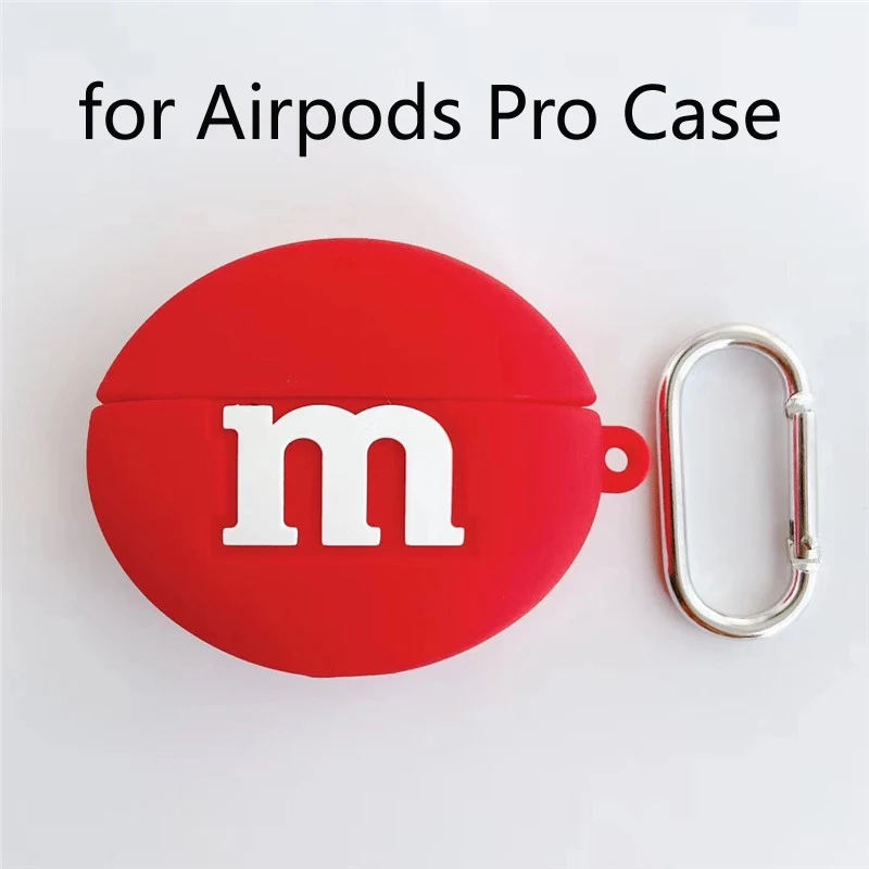 Забавный 3D шоколадные бобы для Airpods Pro Чехол милый Bluetooth защитный чехол для наушников для Air Pods 2/3 Pro чехол силиконовый чехол - Цвет: for AirPods Pro 01