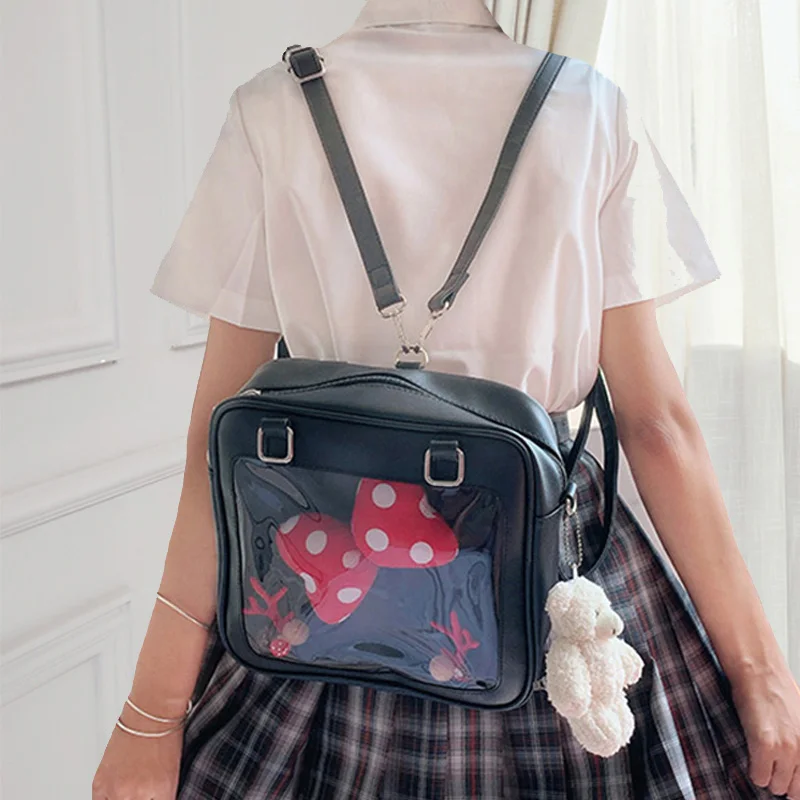 

Женский рюкзак из ПУ кожи, с рисунком под кожу