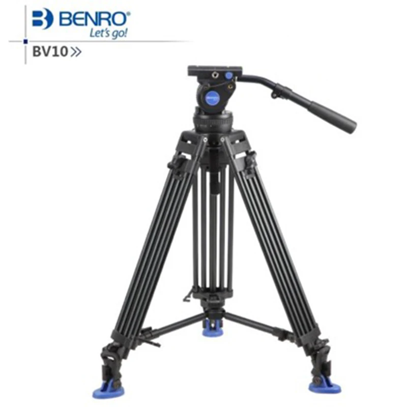 benro BV6/BV4/BV8/BV10 tripod Series Camera Tripod Adjustable Damping Hydraulic PTZ Photography Professional | Электроника