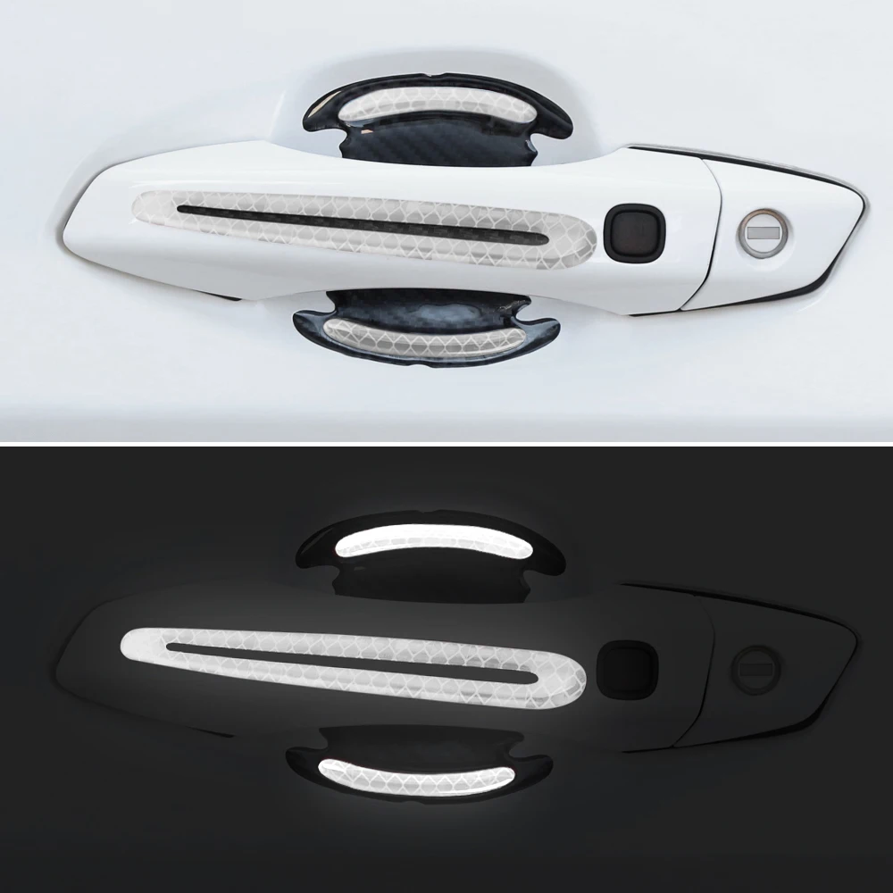 3D Светоотражающая наклейка для автомобиля Предупреждение ющая бампер полоса