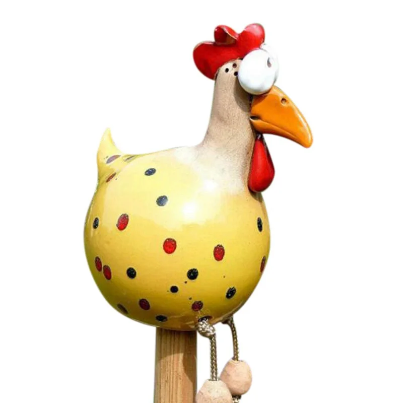 

Funny Chicken Yard Art Resin Rooster Outdoor Statues Decorative Garden Stakes Resin Chicken Sculptures Statues Outdoor Garden De