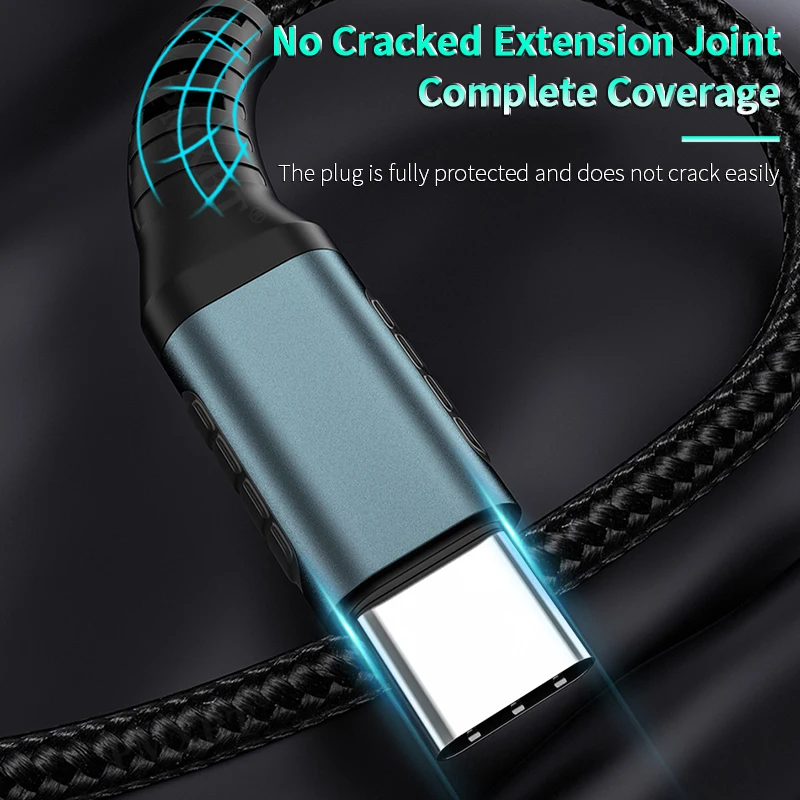 USB C к Type кабель 3A 60 Вт PD Quick Charge 3 0 c для Xiaomi mi 10 8 Pro Samsung S20 Plus Ultra Macbook кабель|Кабели