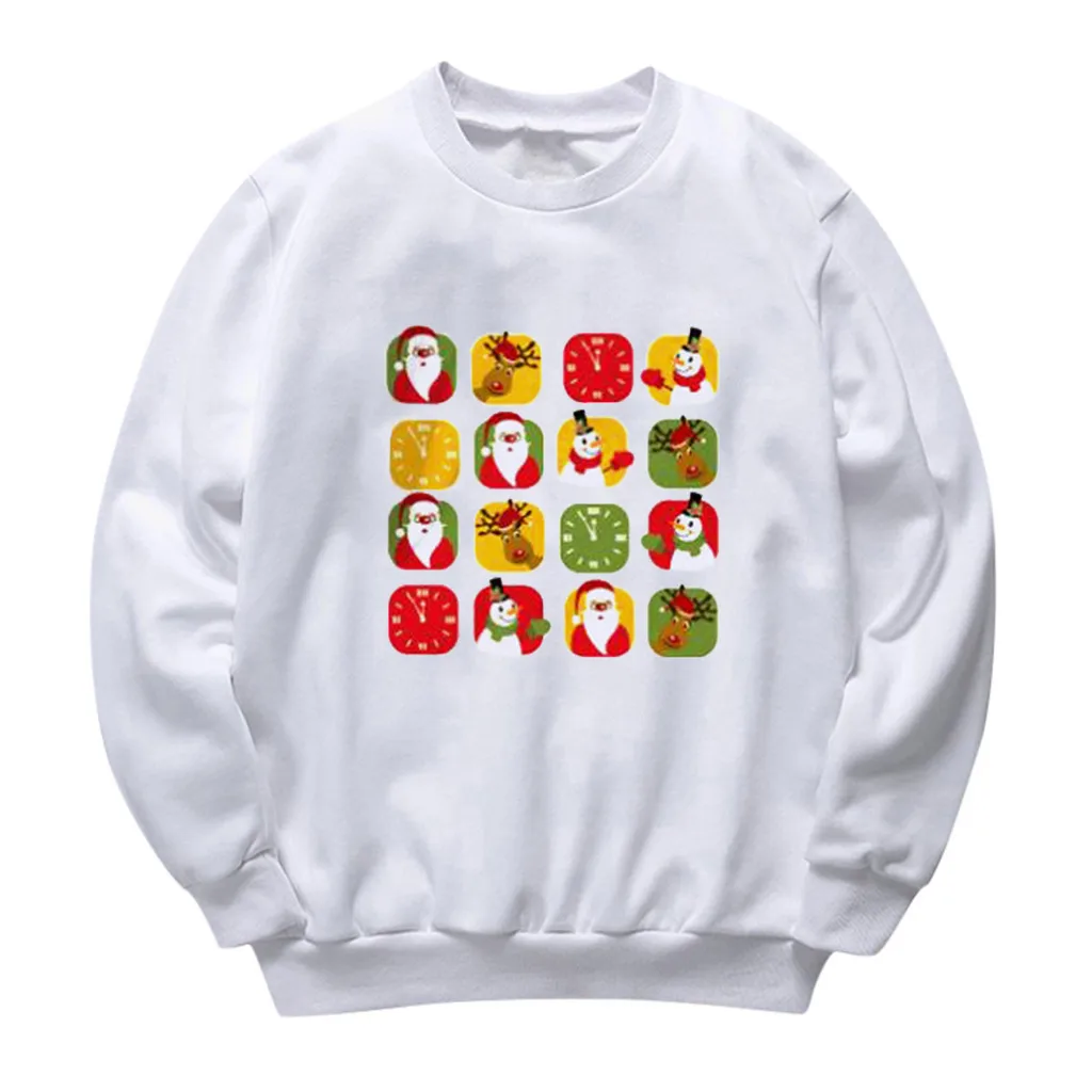 Женский пуловер с круглым вырезом и принтом Женская толстовка roupas Femininas