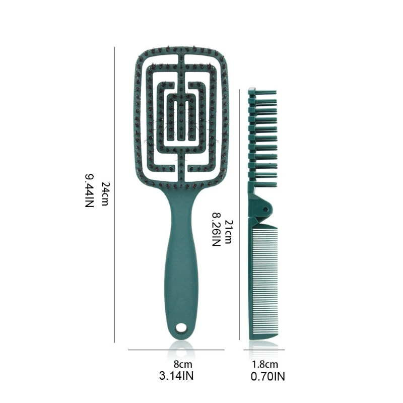 

Q1QD Professional Vented Hair Brush Comb Anti-Static Scalp Massage Wet Dry Hairs Combs Hairdressing Styling Tools