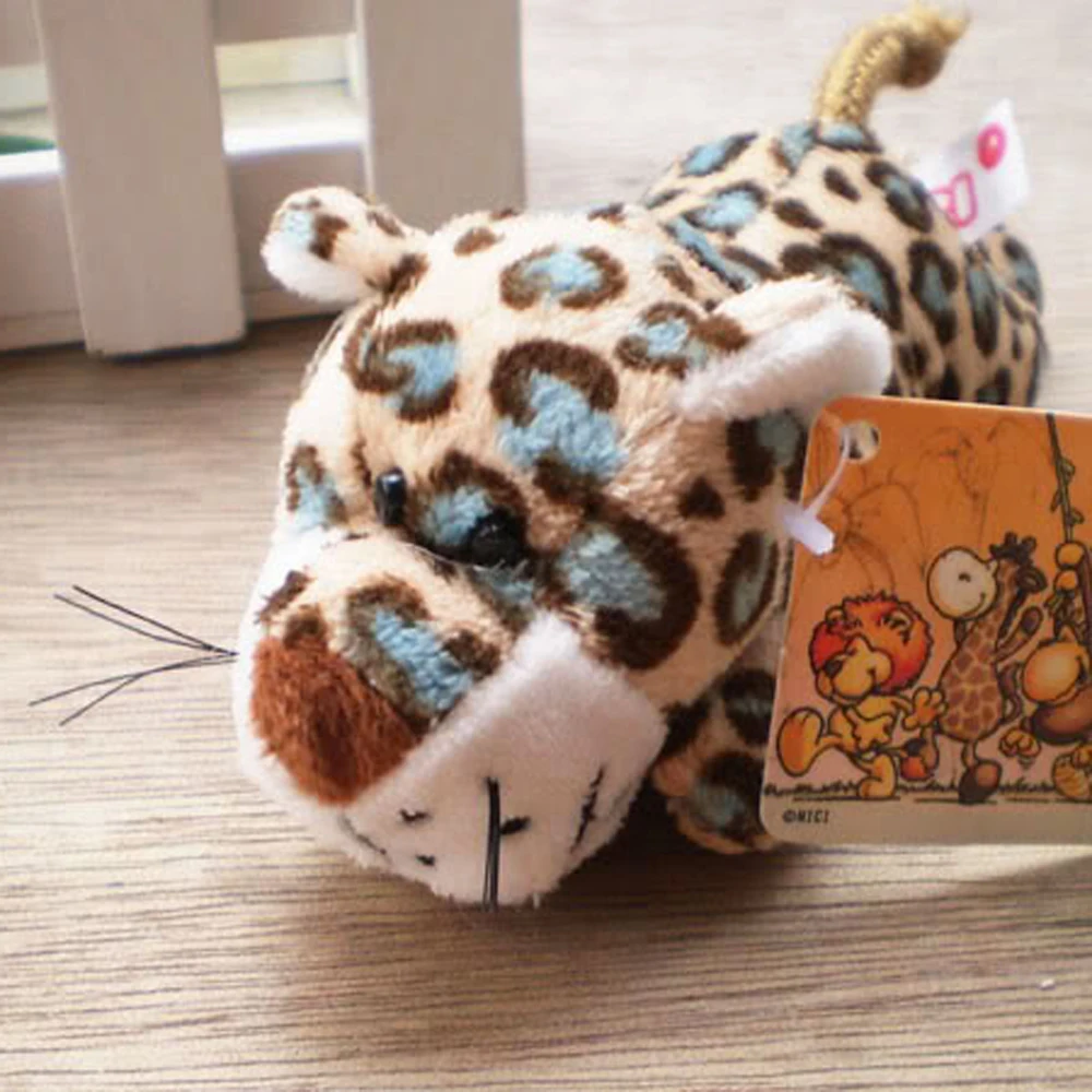 Классический Зеленый Леопард милые плюшевые игрушки на холодильник магнит