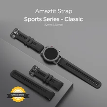 Original Amazfit Strap Sports Series 20 mm Classic Wristband Strap  for Smartwatch Smart Watch Quick Release Design