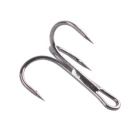 Hyaena 10 шт. 3551 рыболовные Крючки большая игра рыбалка O'Shughnessy тройные Крючки из высокоуглеродистой стали рыболовные снасти аксессуары