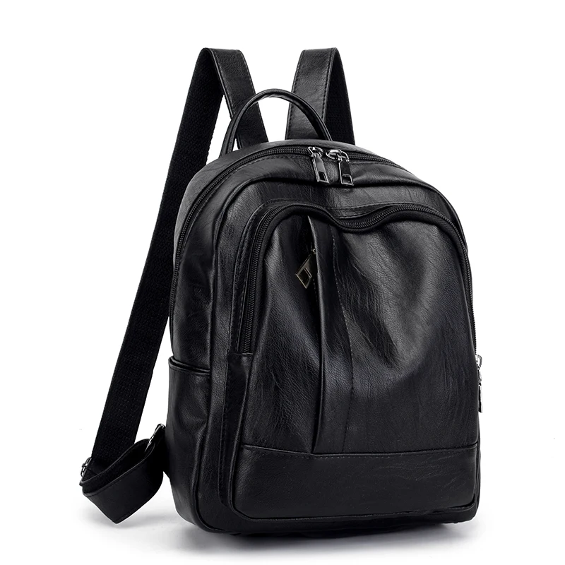 Водонепроницаемая сумка для женщин милый рюкзак Одноцветный маленький Kawaii Bookbag