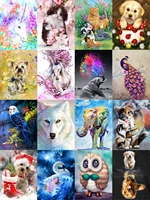 5d diamond painting diy cartoon animal unicorn imitation cross stitch set mosaic crafts customizable home decoration