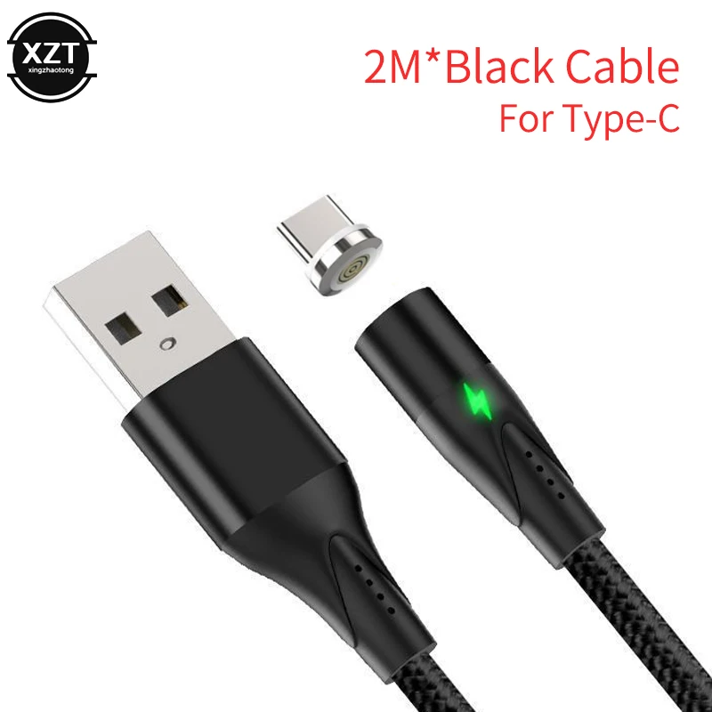 

2m Magnetic 3A Fast Charging Micro USB Type-c Cable Phone Android Cable Wire Magnet Charger for Samsung Xiaomi Huawei Mobile