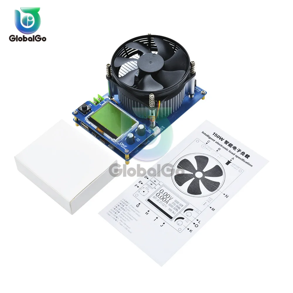 Электронный мини тестер емкости аккумулятора 150 Вт с зарядным устройством Micro C USB