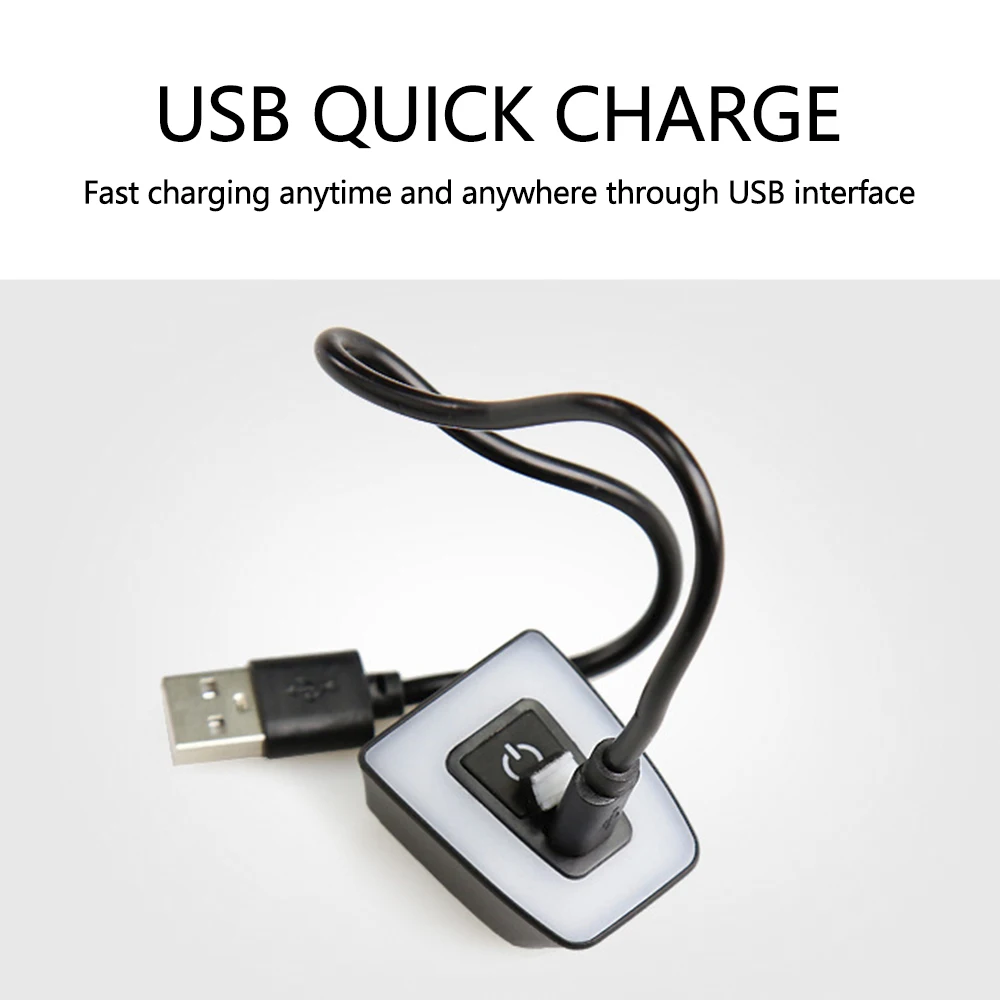 

USB Rechargeable Flashlight For Bicycle Rear Light Waterproof Bike Helmet Taillight Cycling Warning Light Flash Cyling Back Lamp