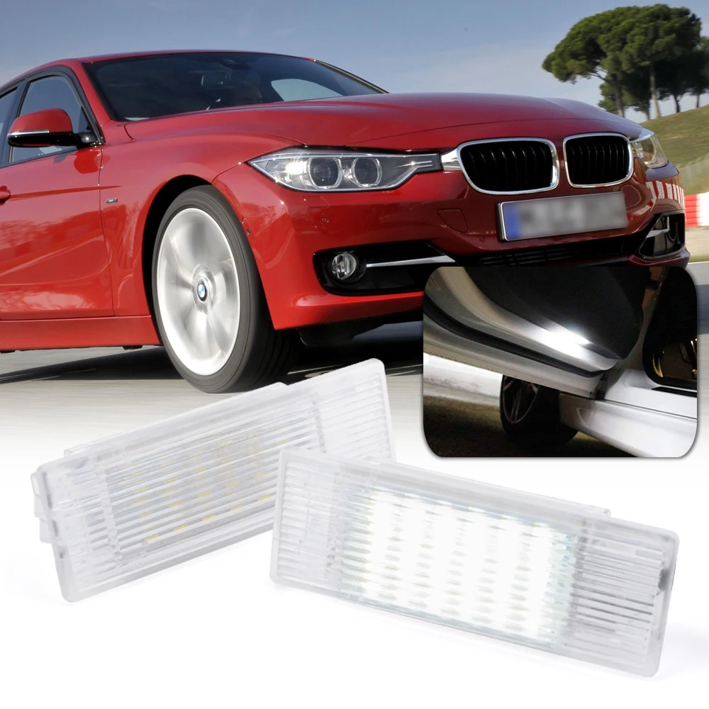 

2X Led Door Courtesy Light Welcome Stepwell Lamp For BMW F20 F21 F22 F30 F31 F32 F33 F36 F10 F11 F01 F02 F03 X1 X5 X6