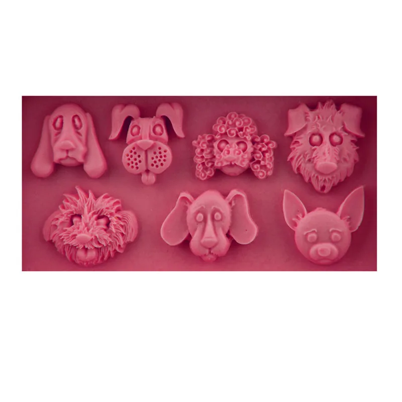 Силиконовая форма для мыла в форме собаки животных сделай сам помадка