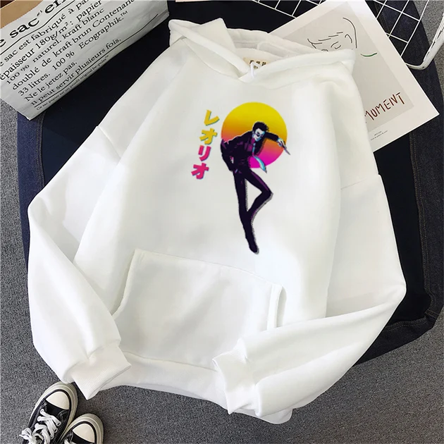 

Leorio Hunter X Hunter Anime Vaporwave Grunge High Quality Pullover Crewneck Loose Printed Women/Men Swearshirt Casual