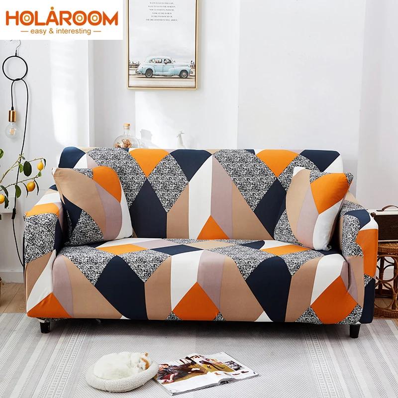 

Stretch Plaid Sofa Slipcover Elastic Sofa Covers for Living Room funda sofa Chair Couch Cover Home Bedroom Decor 1/2/3/4-seater