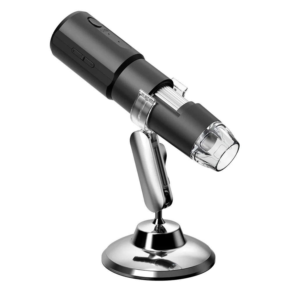 

WiFi Microscope 50X-1000X Magnification Wireless Microscope with 8 LEDs Bracket Professional USB Digital Microscope