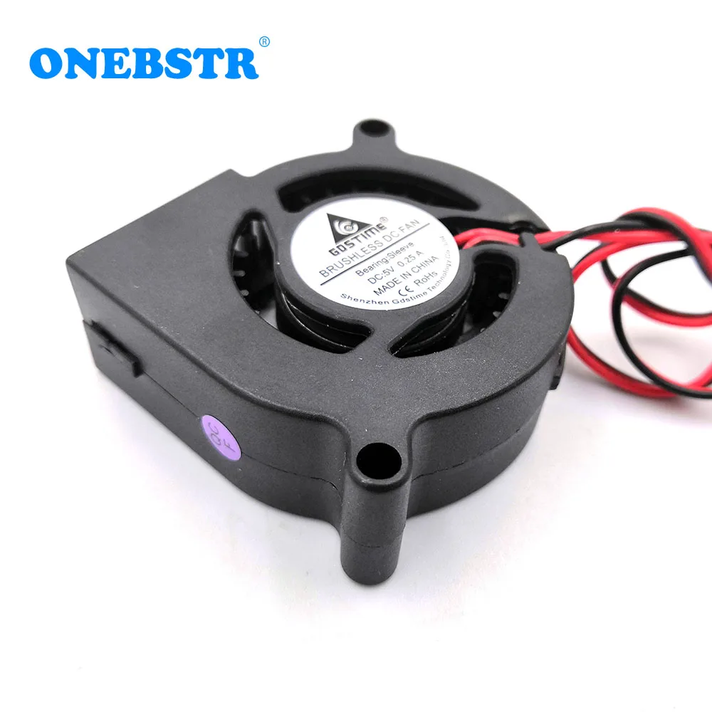 5020 Cooling Turbo Fan DC 5V 12V 24V Brushless Cooler Blower Projector Accessories Turbine XH2.54 2PIN Free Shipping | Компьютеры и