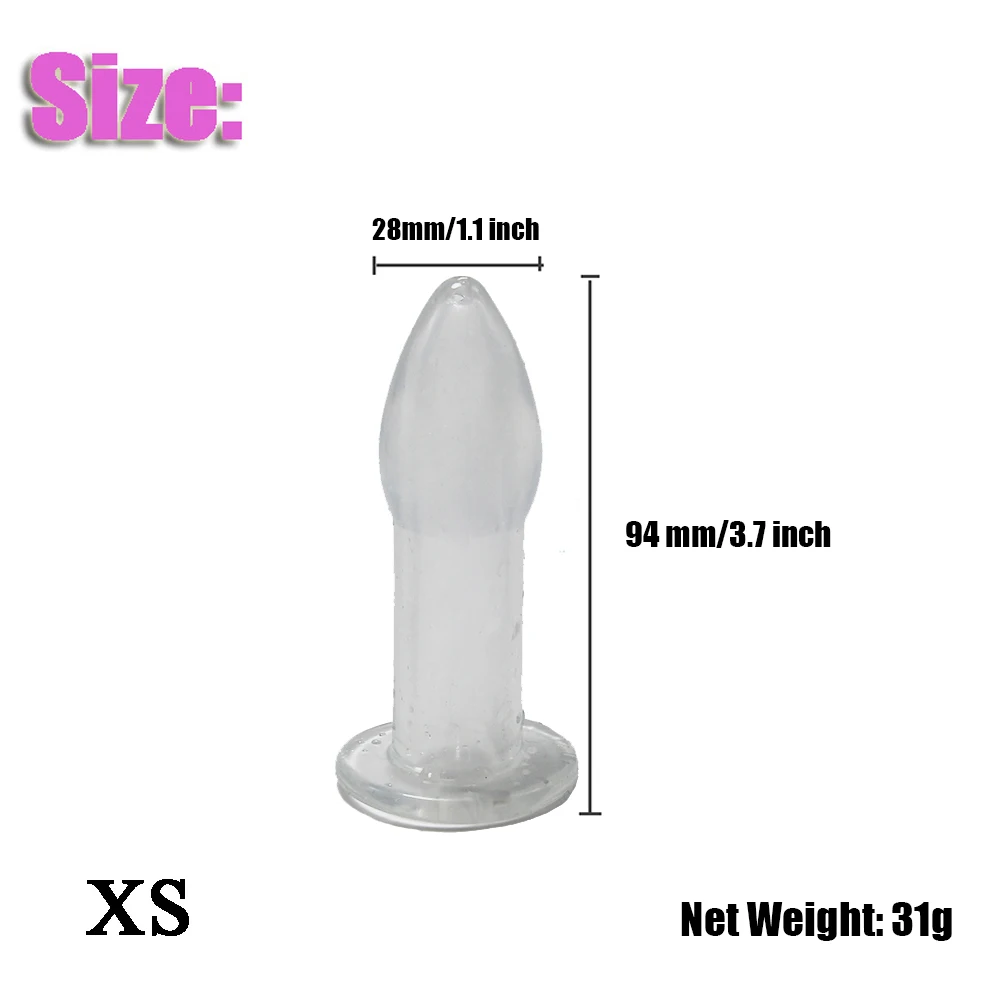 Waterproof Hollow Anal Plug Douche Extender Sex Toys Gay Butt Peep Vagina Erotic Adult Toy |