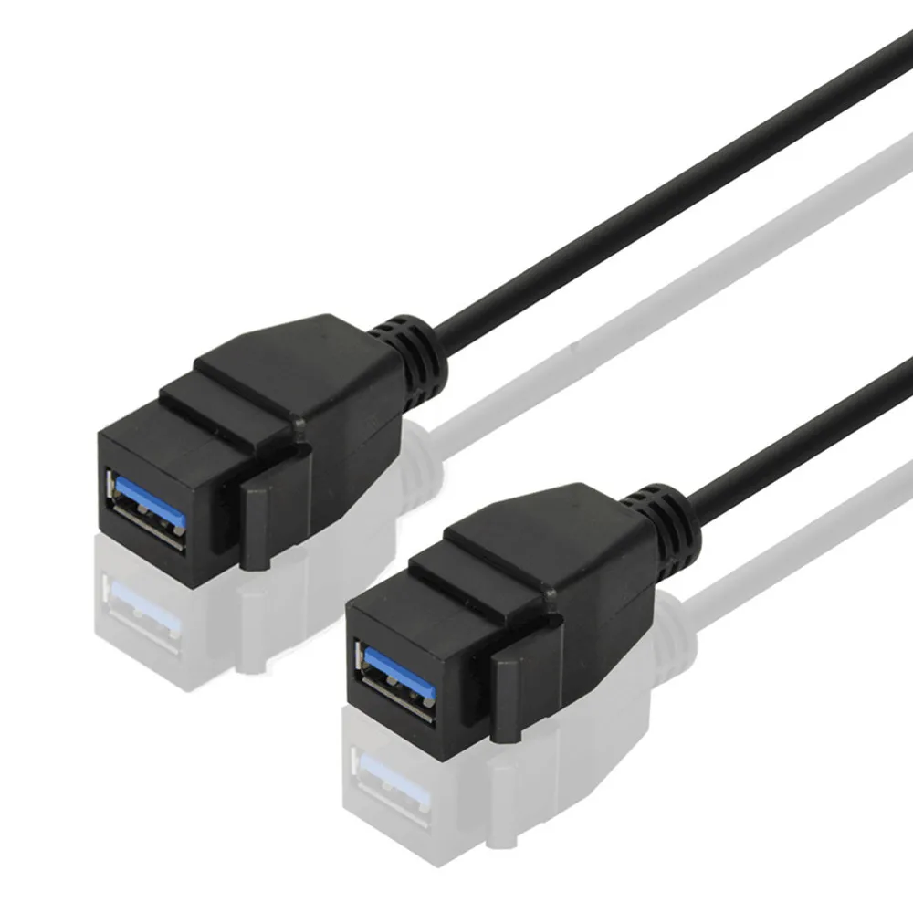 Соединительный кабель Keystone USB 3 0 2 м черного цвета |