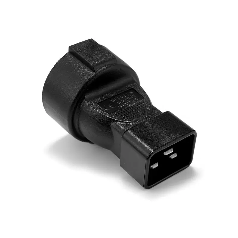1 шт. адаптер питания IEC C20 штекер Schuko CEE7/7 Женский PDU UPS IEC320 штепсельная вилка